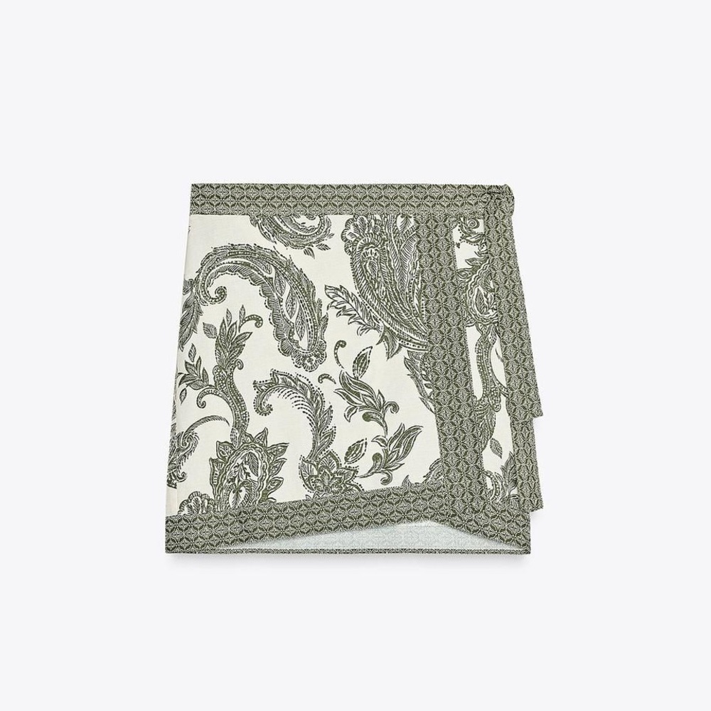 Zara Paisley Print Skirt